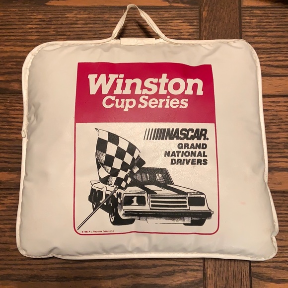 Vintage Winston NASCAR cushion